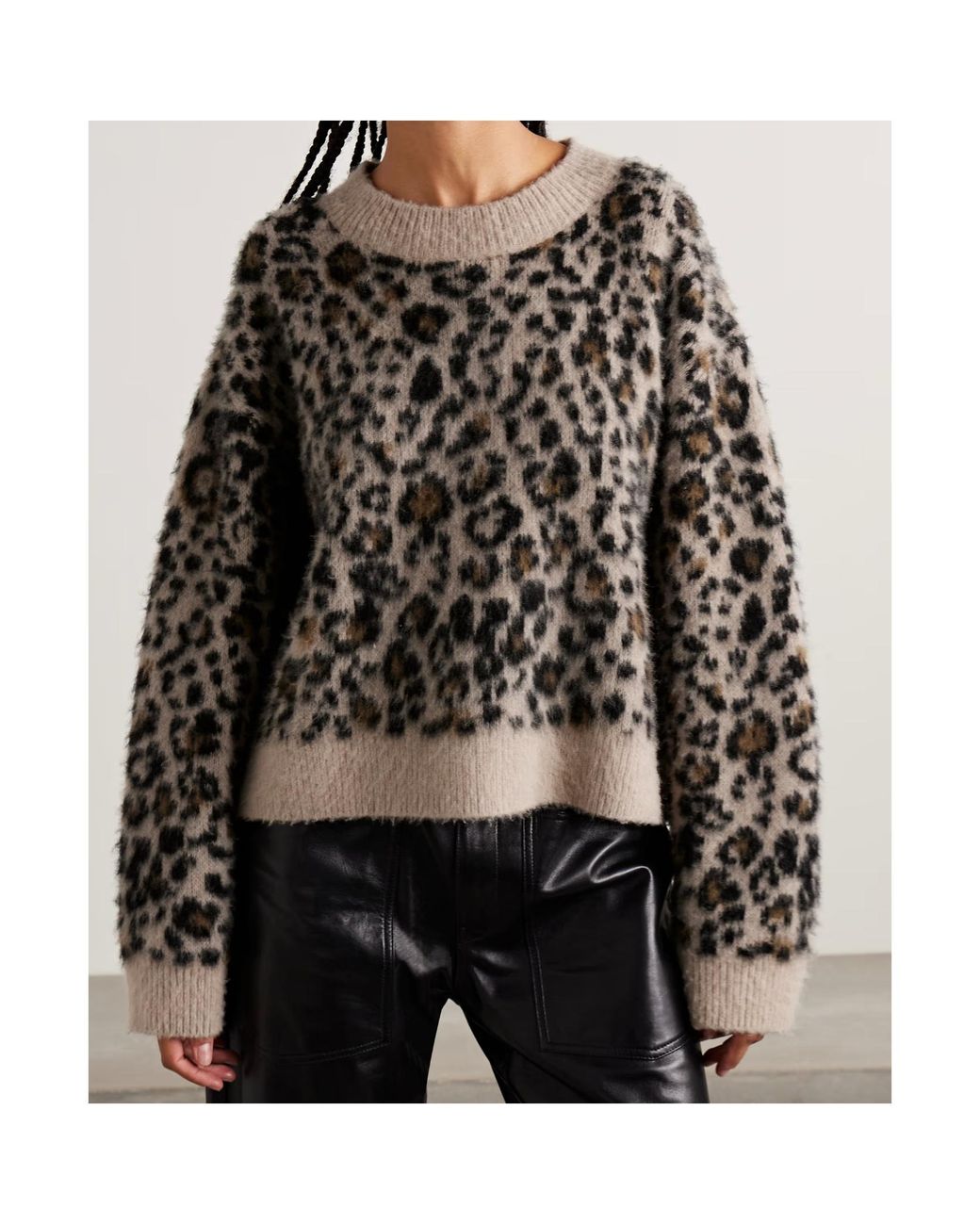 Nili Lotan Black Zamira Jacquard Sweater