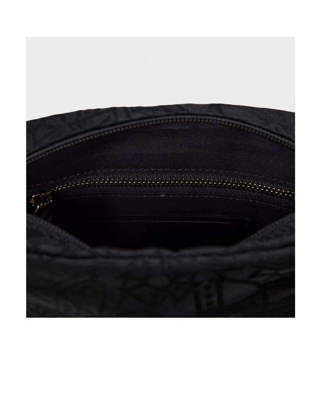 Vivienne Westwood Black Jacquardnylon Vertical Crossbody Bag for men