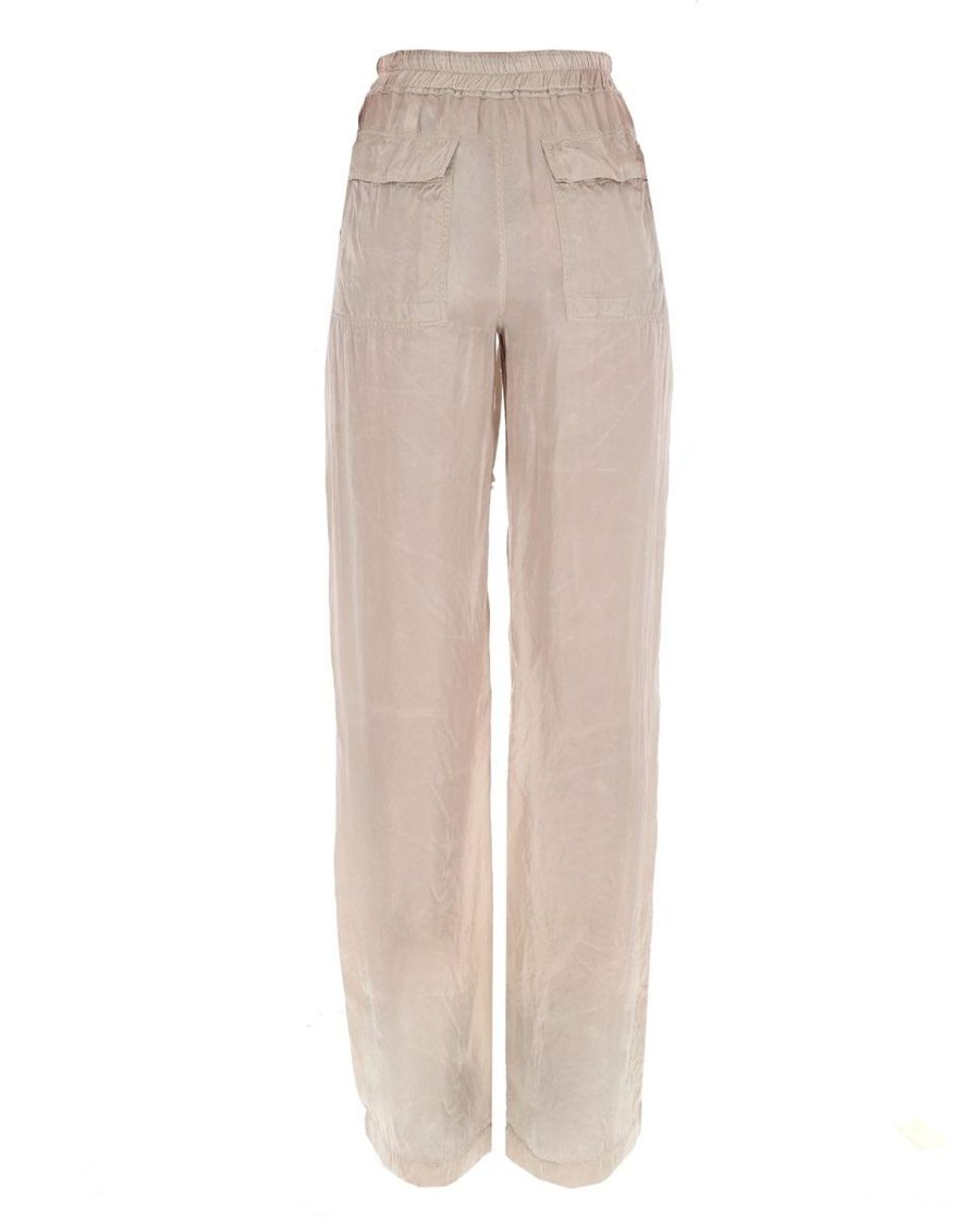 Rick Owens Natural Dietrich Drawstring Trousers