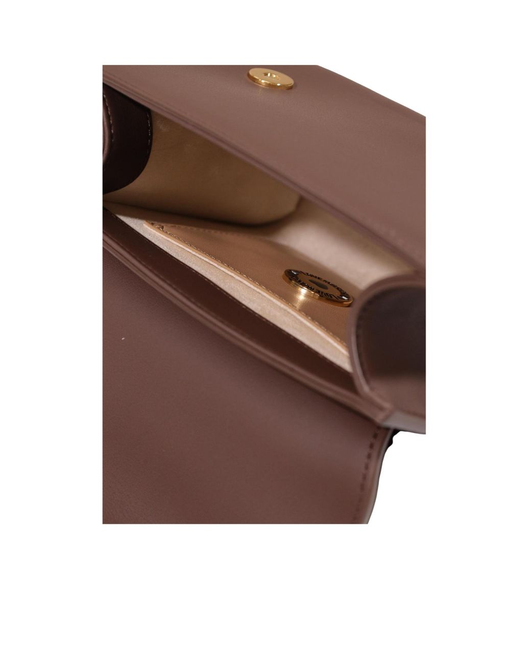 Moschino Brown Top-Handle Shoulder Bag
