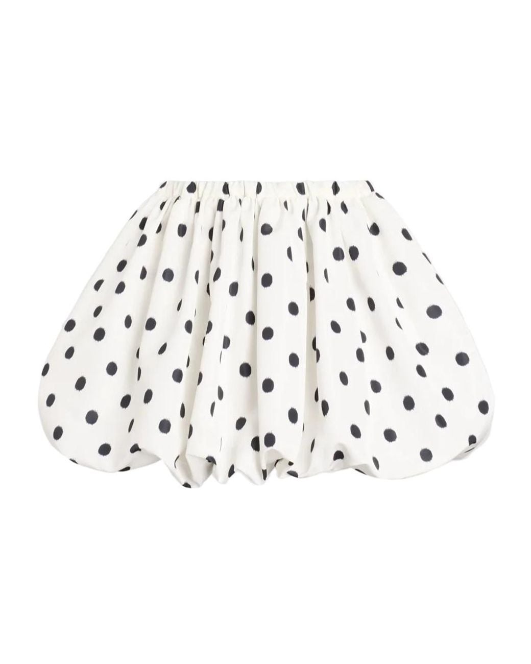 Patou White Elasticated Bloomer Mini A-Line Skirt