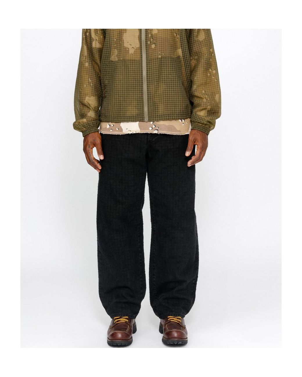 Stussy Black Multi-Pocket Jeans for men