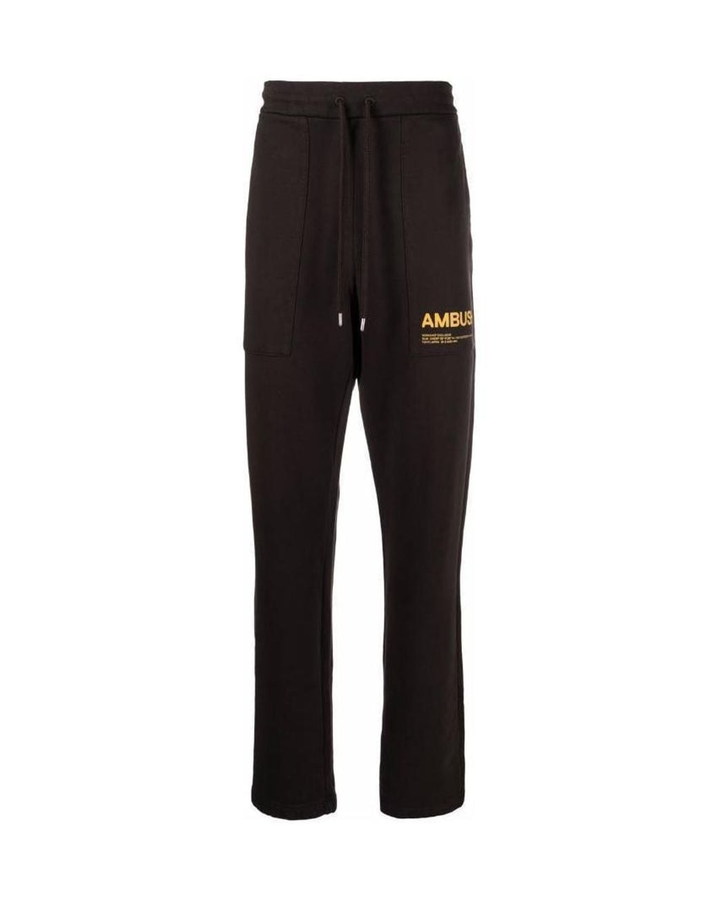 Ambush Black Fleece Workshop Pants Chocolate Torte So for men