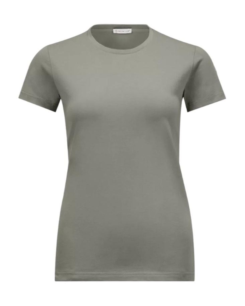 Moncler Gray Crewneck Short-Sleeved T-Shirt