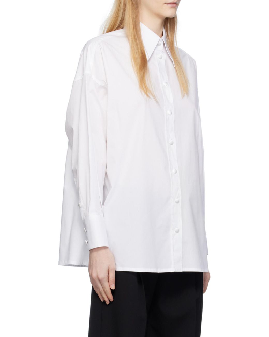 Dolce & Gabbana White Buttoned Long-Sleeved Shirt