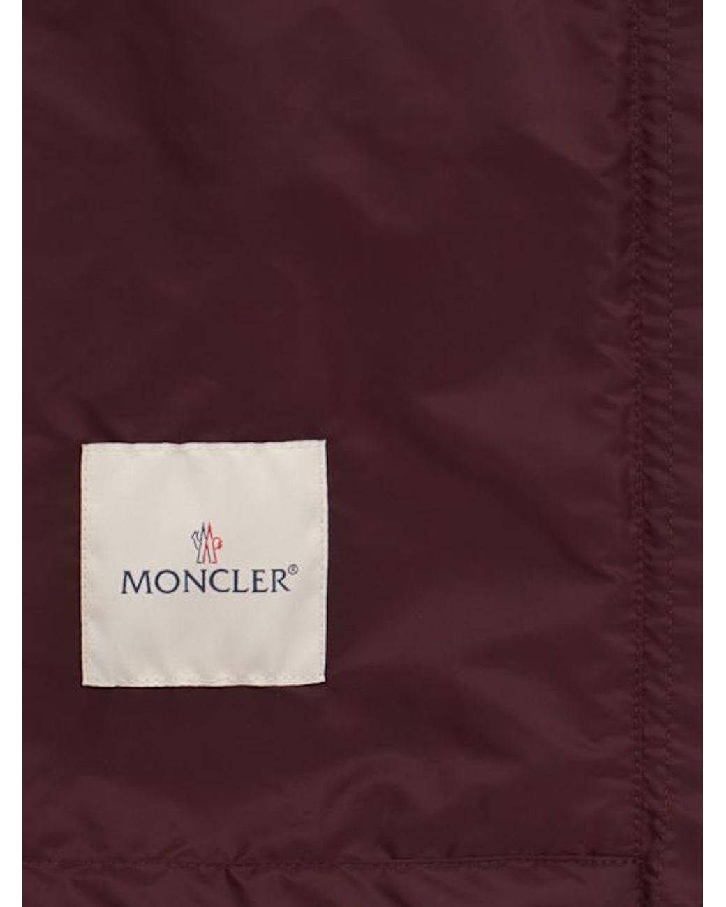 Moncler Purple Coquelicot Hooded Nylon Casual Jacket