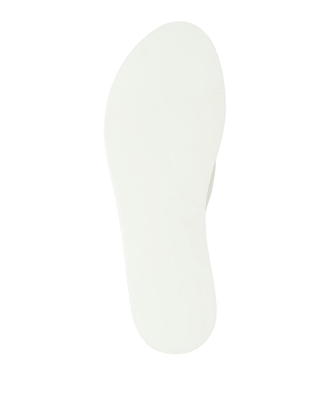 Tory Burch White Minimalist Comfortable Non-Slip Flip-Flops