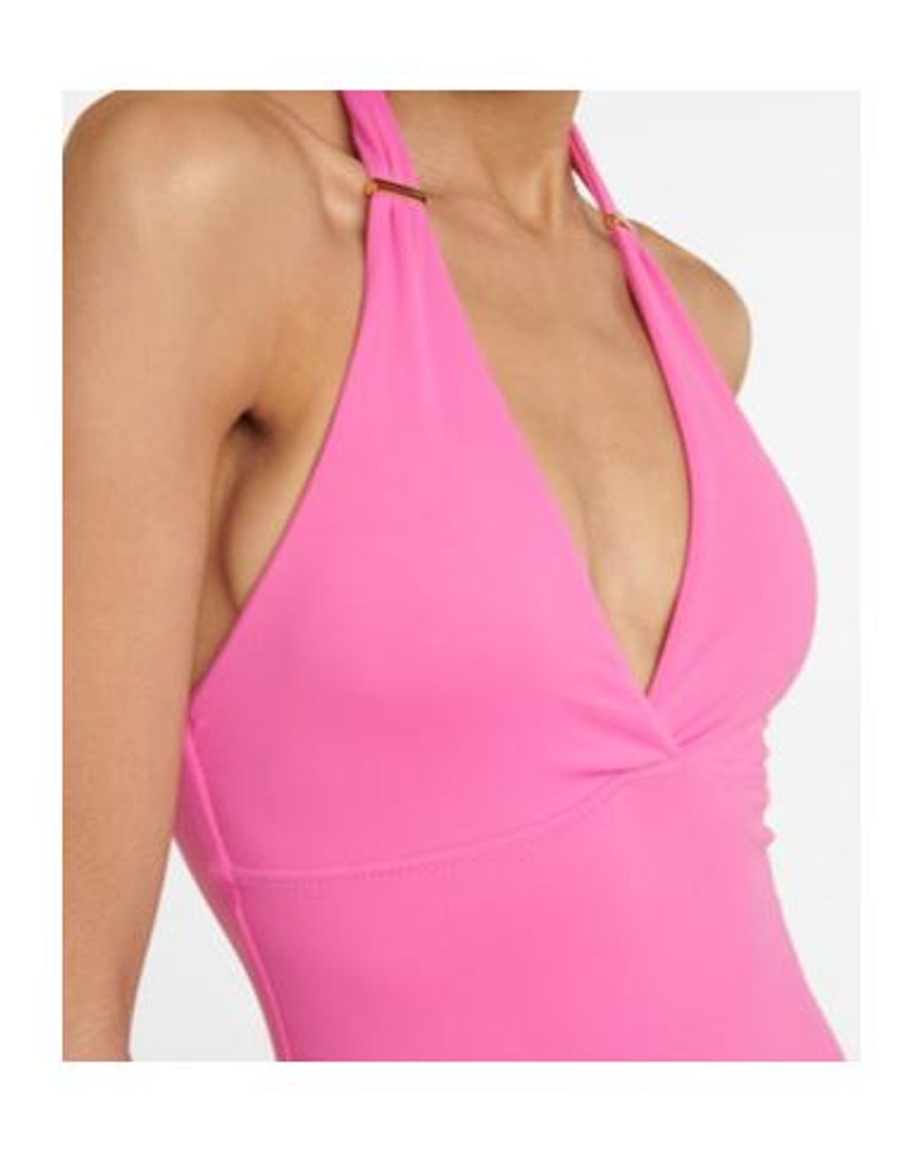 Melissa Odabash Pink Rimini One-Piece Swimsuit