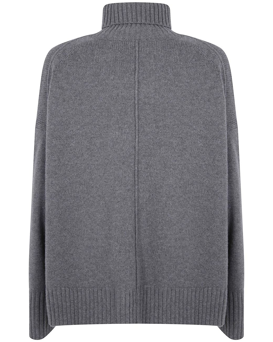 Soeur Gray William' Oversize Turtleneck Sweater