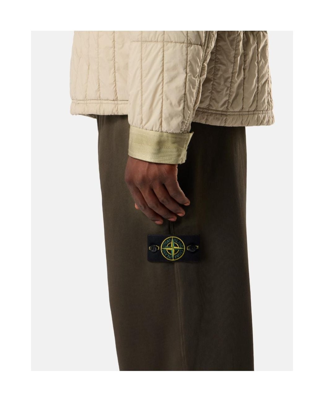 Stone Island Multicolor Logo-Patch Track Pants for men