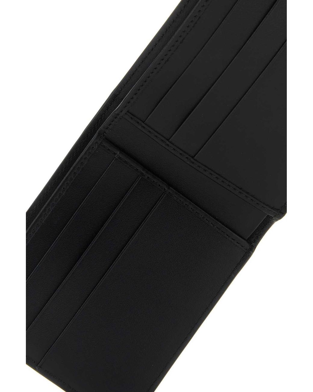 Dolce & Gabbana Black Logo Embossed Bifold Wallet for men