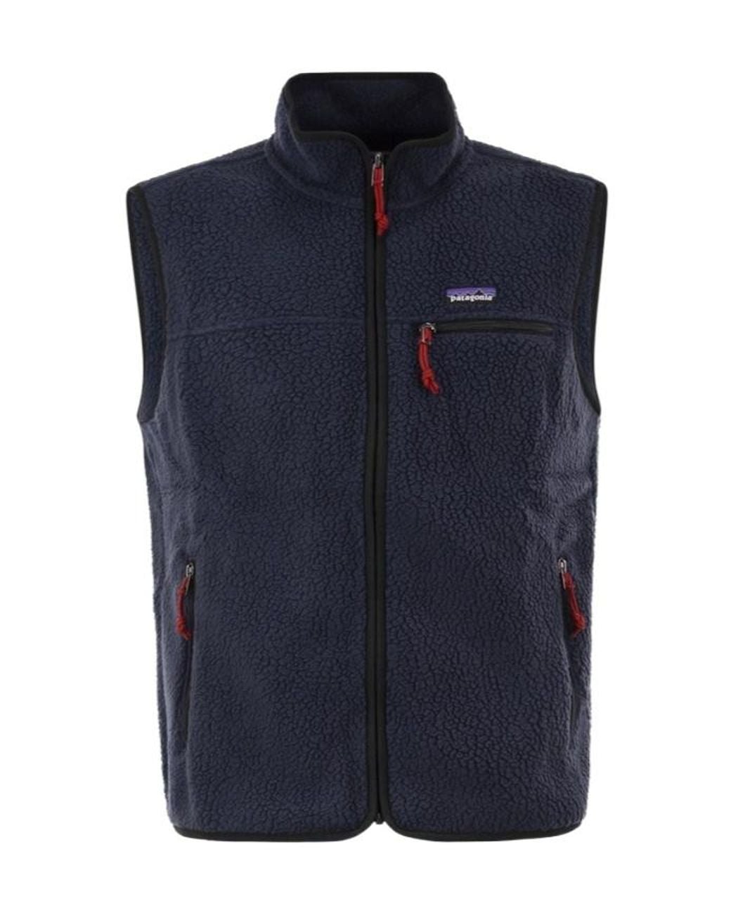 Patagonia Blue Retro Pile Fleece Vest for men