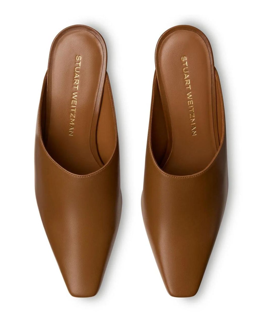 Stuart Weitzman Brown Stassi Mule 50