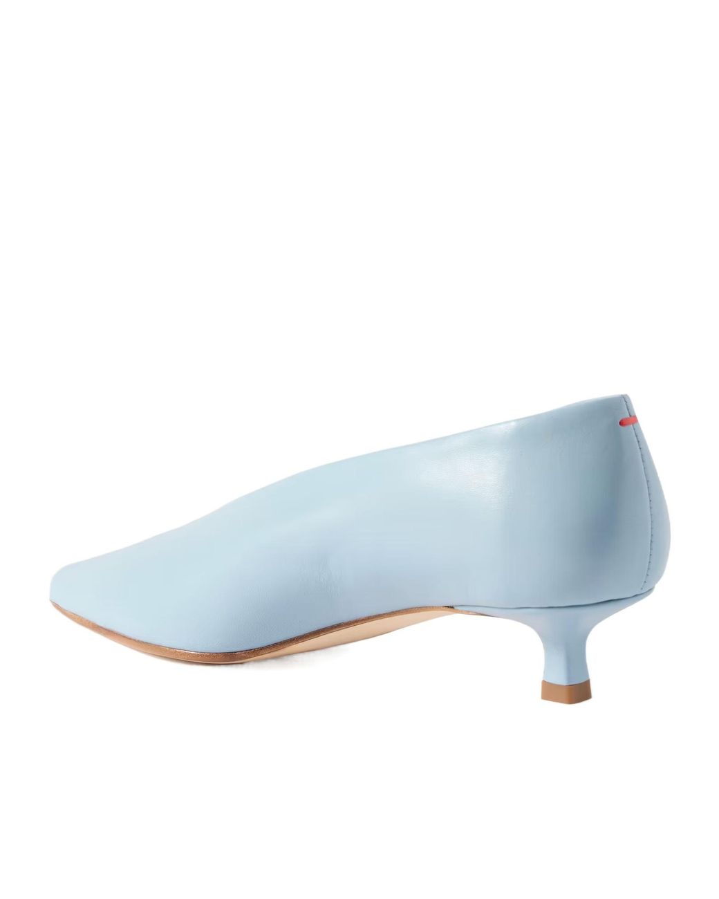 Aeyde Blue Leather Pumps