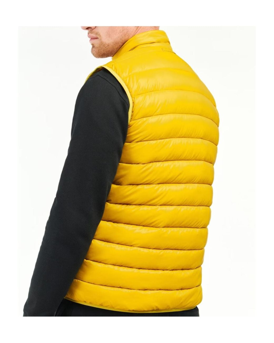 Barbour Yellow Quilted Gilet for men