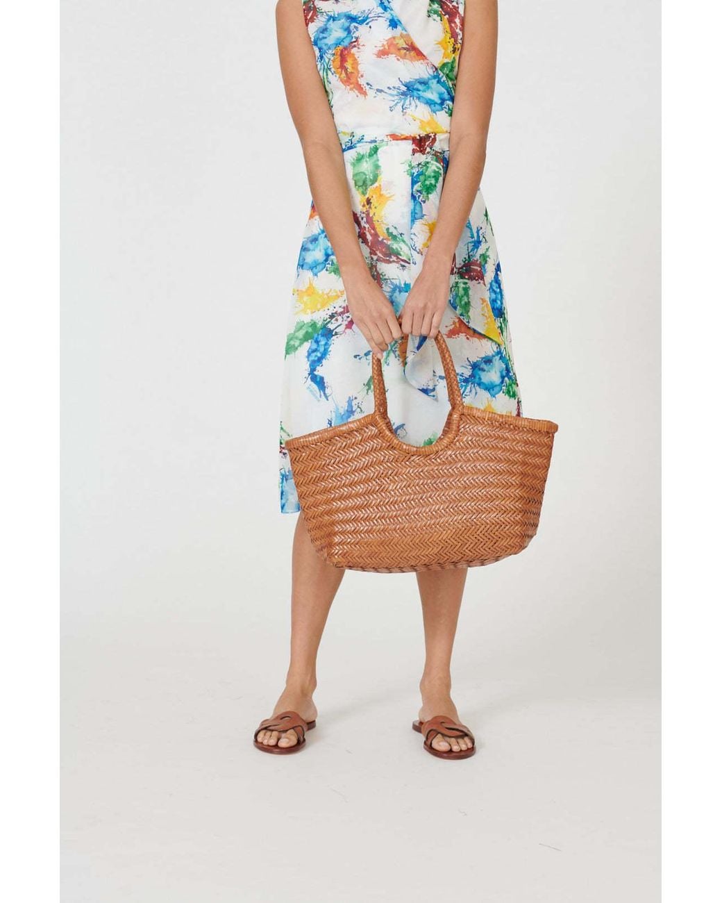 Dragon Diffusion Brown Nantucket Big Tote Bag