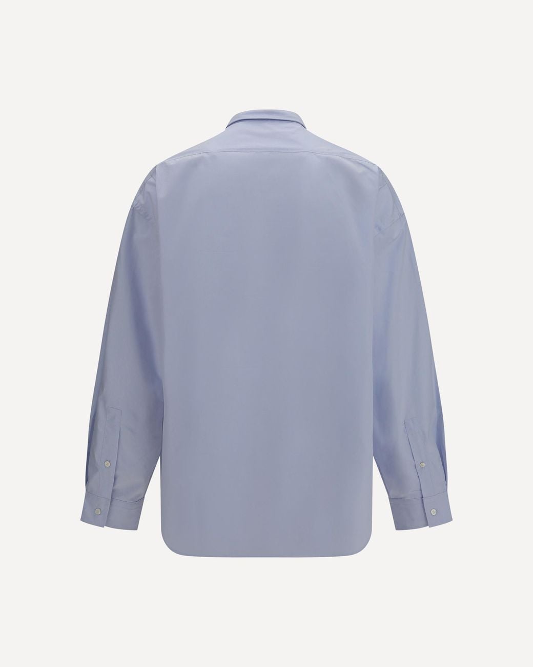Acne Blue Logo Embroidered Button-Up Shirt for men
