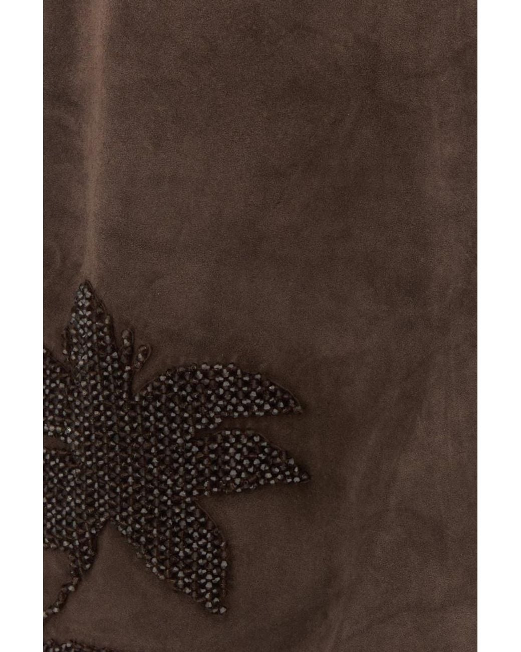 16Arlington Brown Dafne Midi Skirt