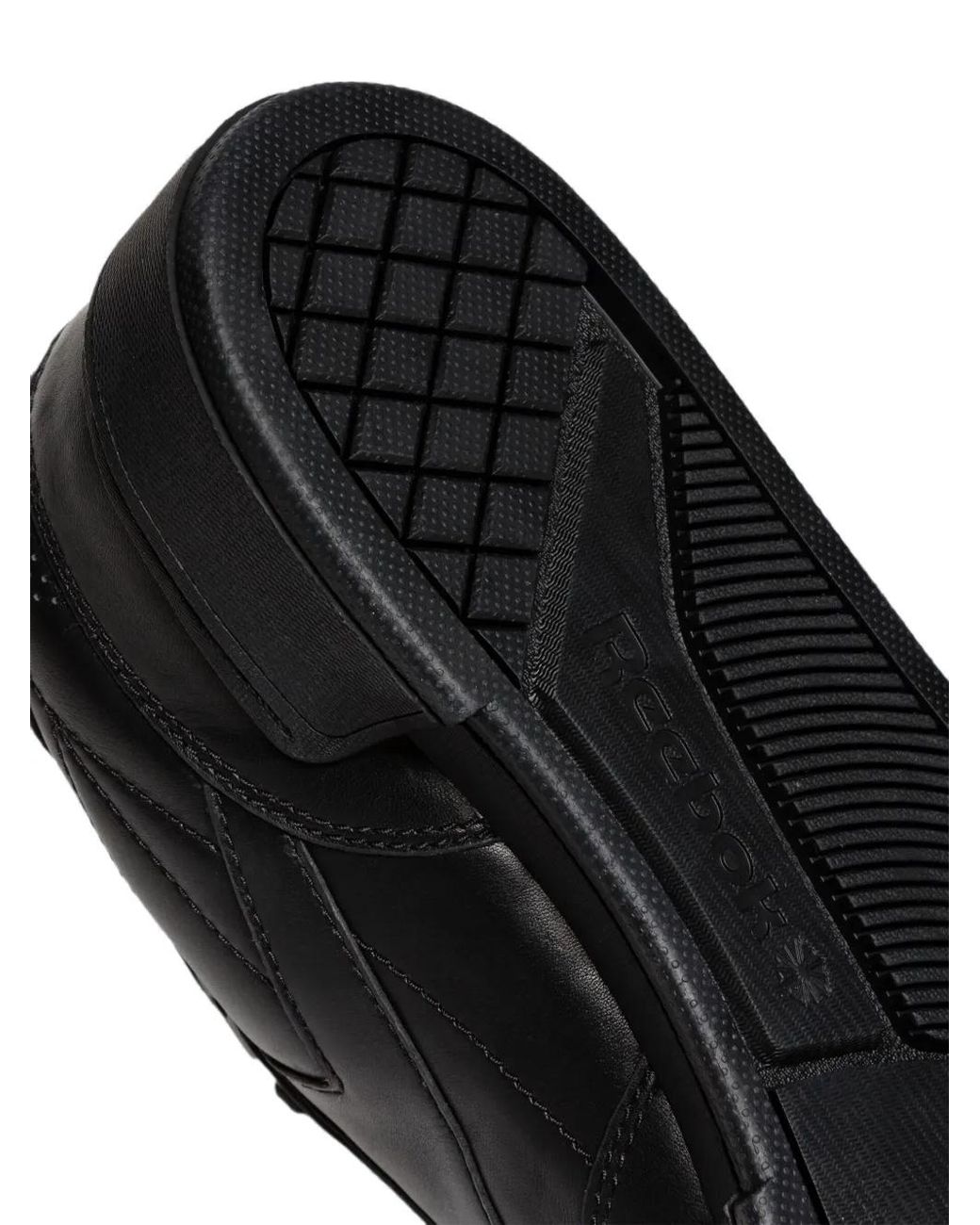 Reebok Black Lace-Up Low-Cut Sneakers for men