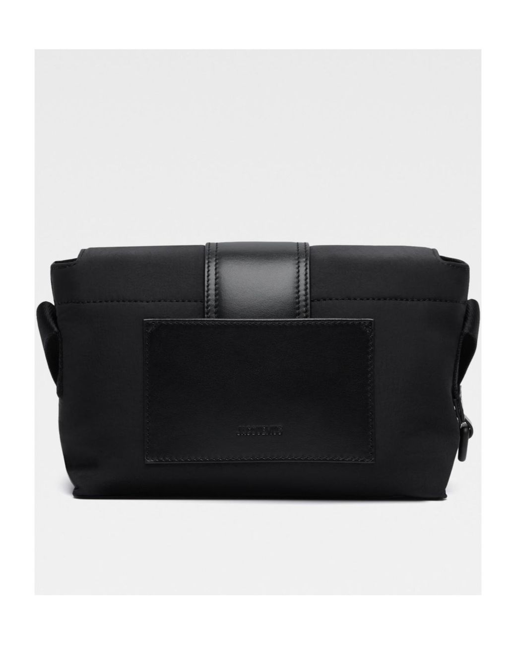Jacquemus Black Logo Detailed Mini Messenger Bag for men