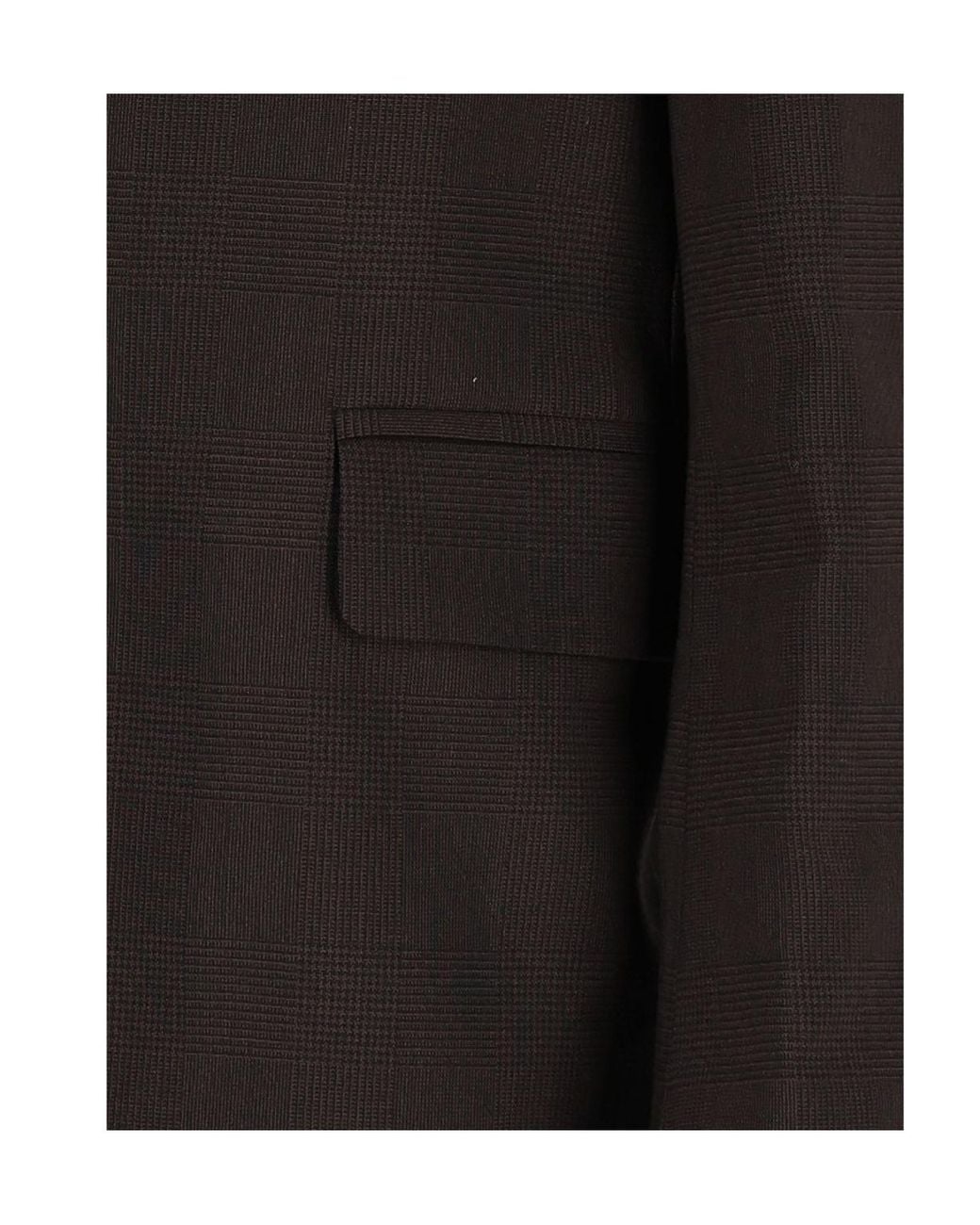 Barena Black Gala Check Blazer