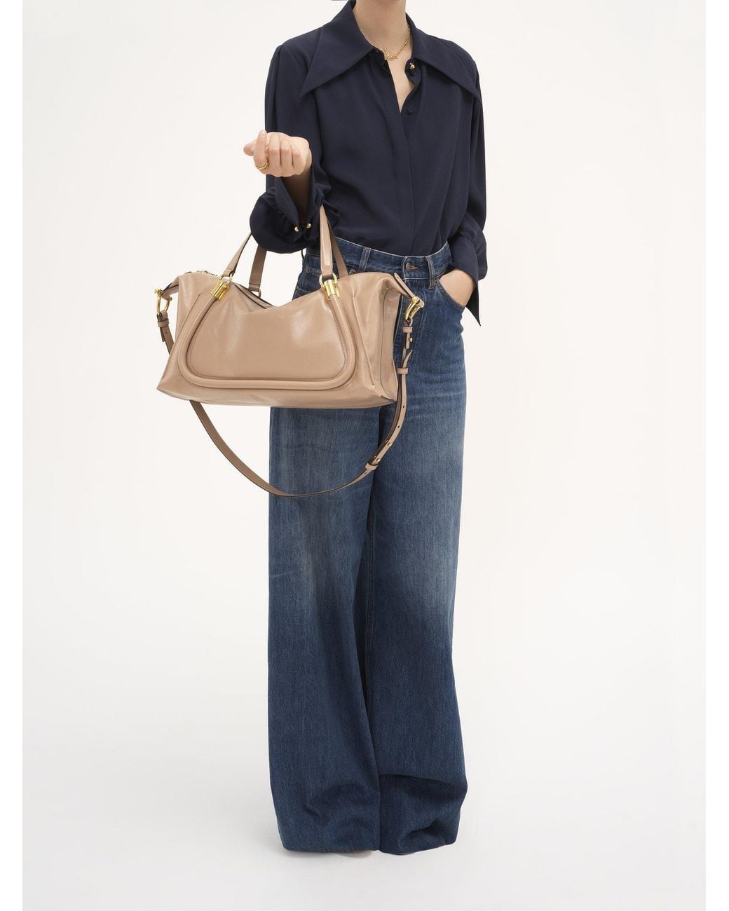 Chloé Pink Paraty 24 Tote Bag