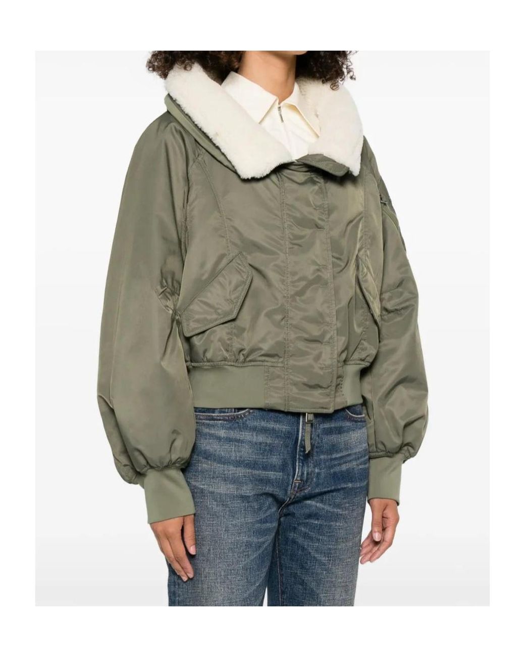 Ermanno Scervino Green Winter Jackets