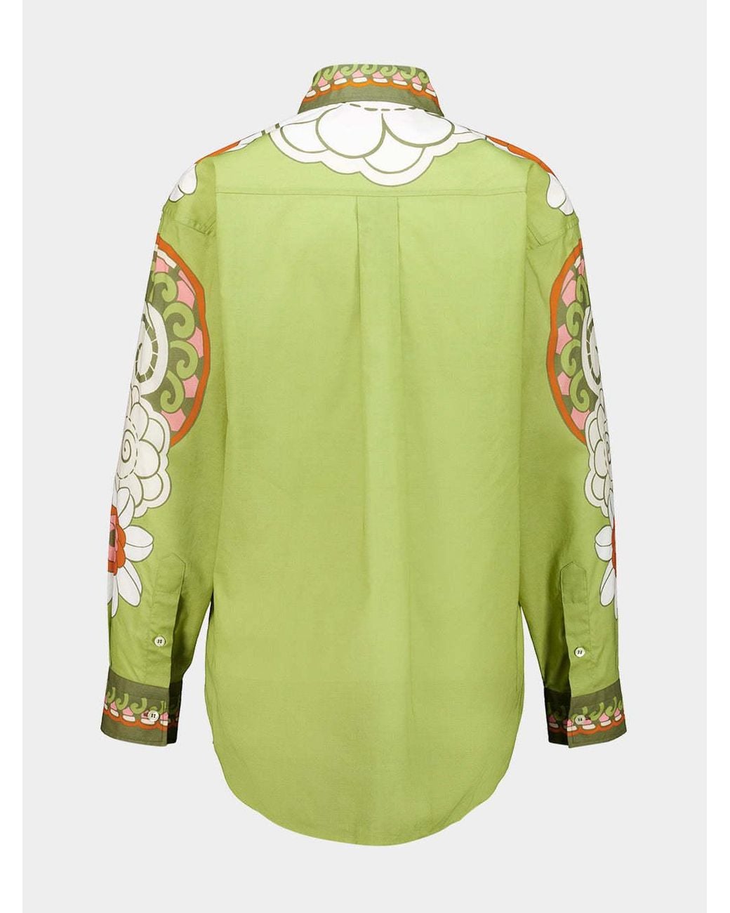 LaDoubleJ Green Anemone Ghirlanda Boxy-Fit Shirt