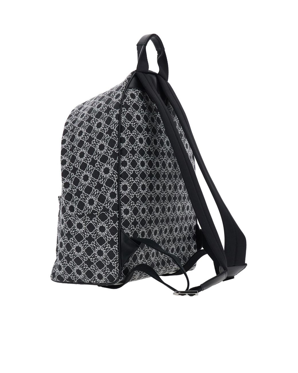Amiri Gray Ma Quad Logo Print Backpack for men