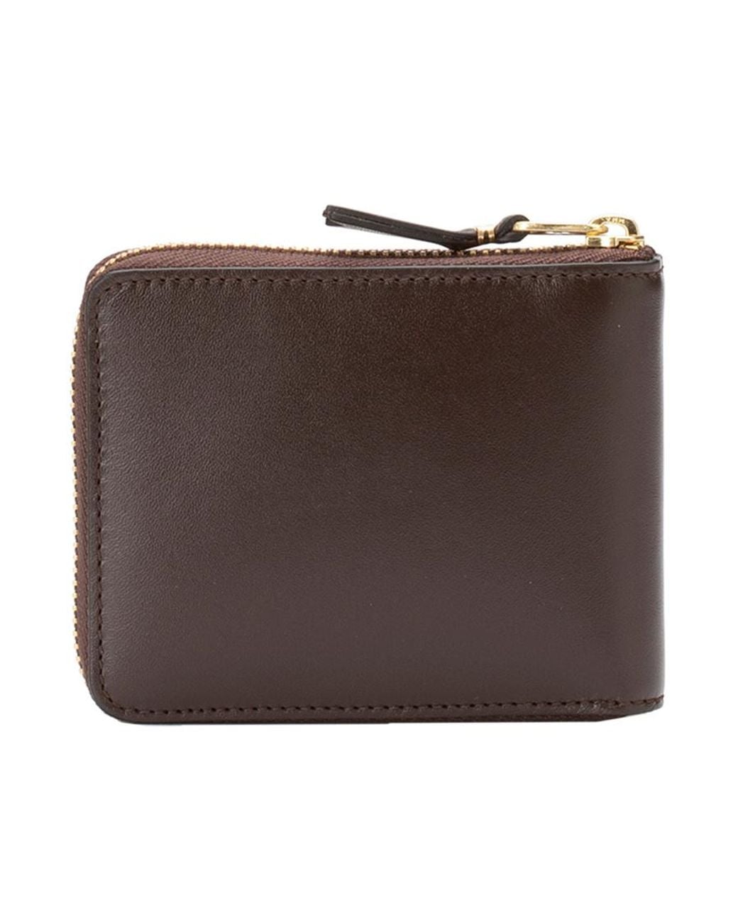 Comme des Garçons Brown Logo Wallet for men