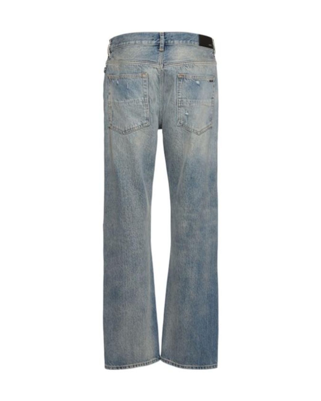 Amiri Blue Suede Straight Mx1 Jeans for men