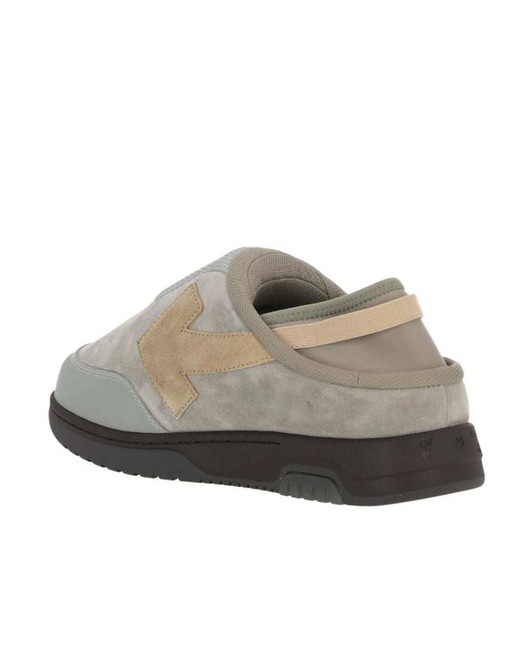 Off-White c/o Virgil Abloh Gray Out Of Office Slip-On Sneakers for men