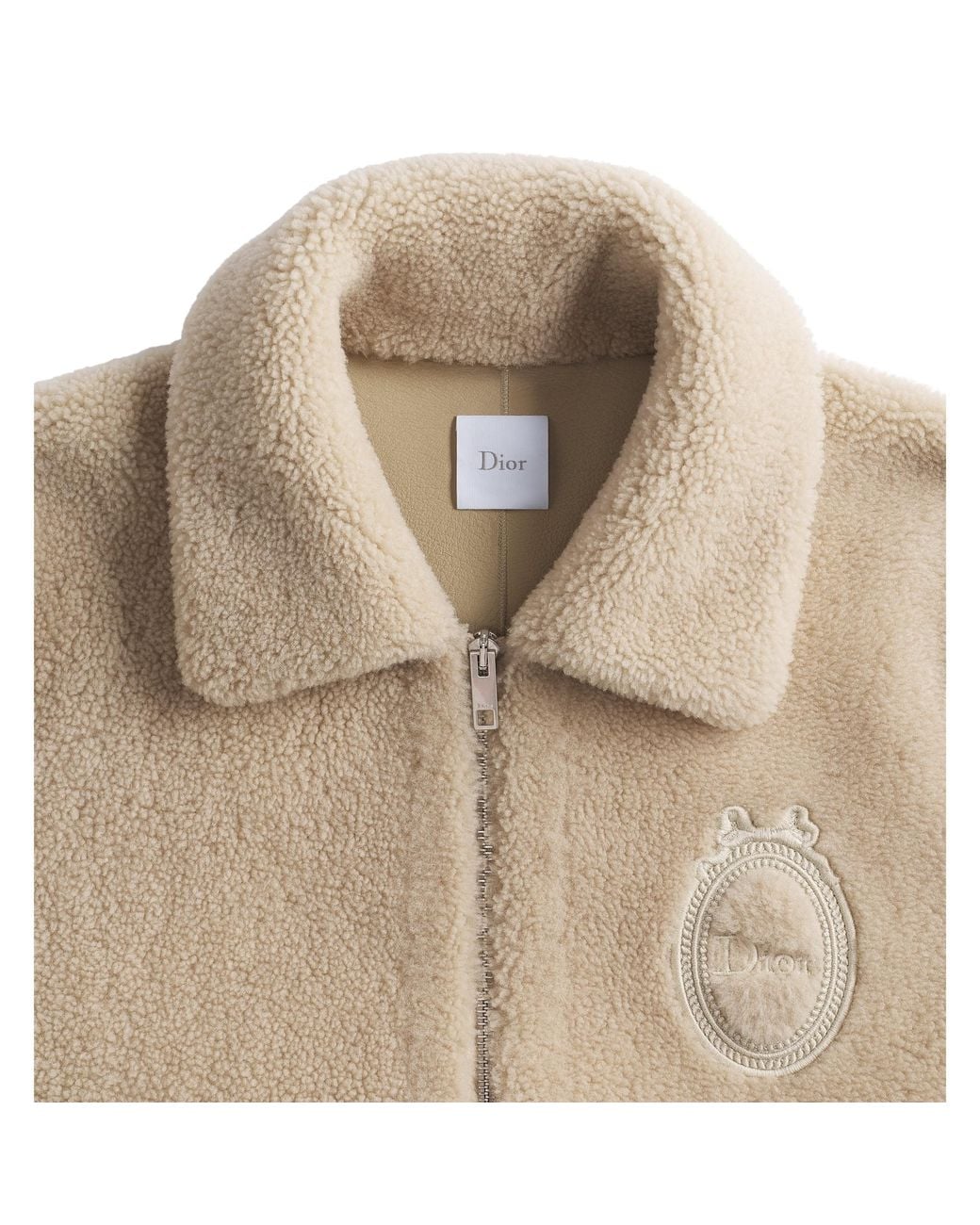 Dior Natural Médaillon Zipped Jacket