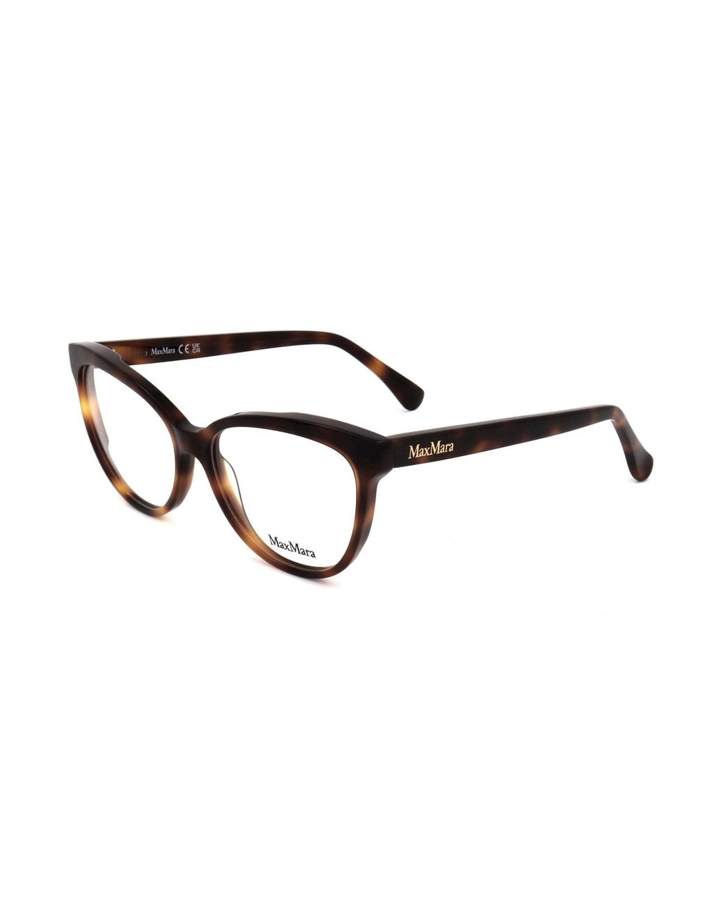 Max Mara Black Cat-Eye Frame Glasses
