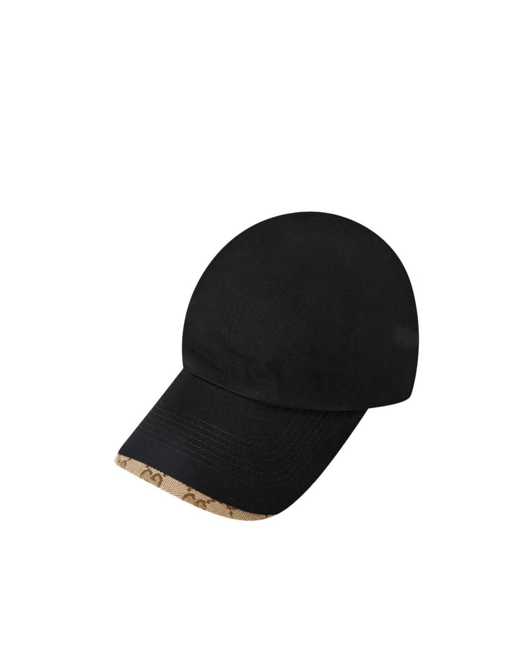 Gucci Black Cotton Baseball Cap for men