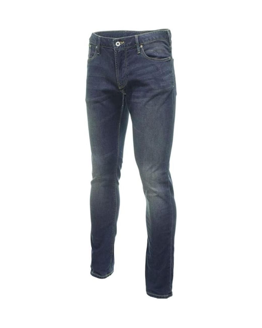 Armani Jeans Blue Logo Jeans for men