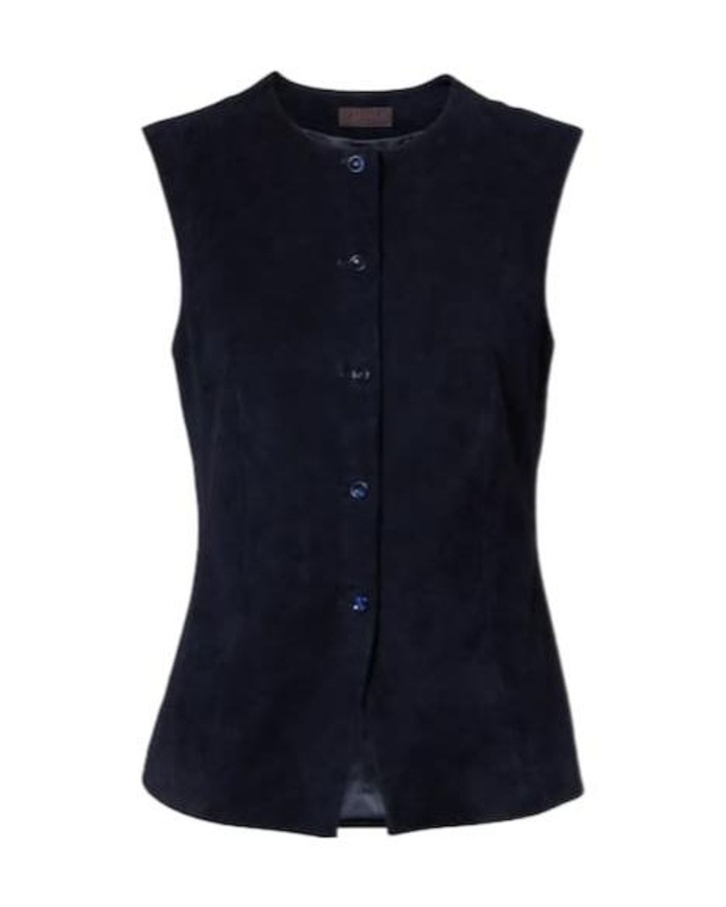 Stouls Blue Casino Suede Vest