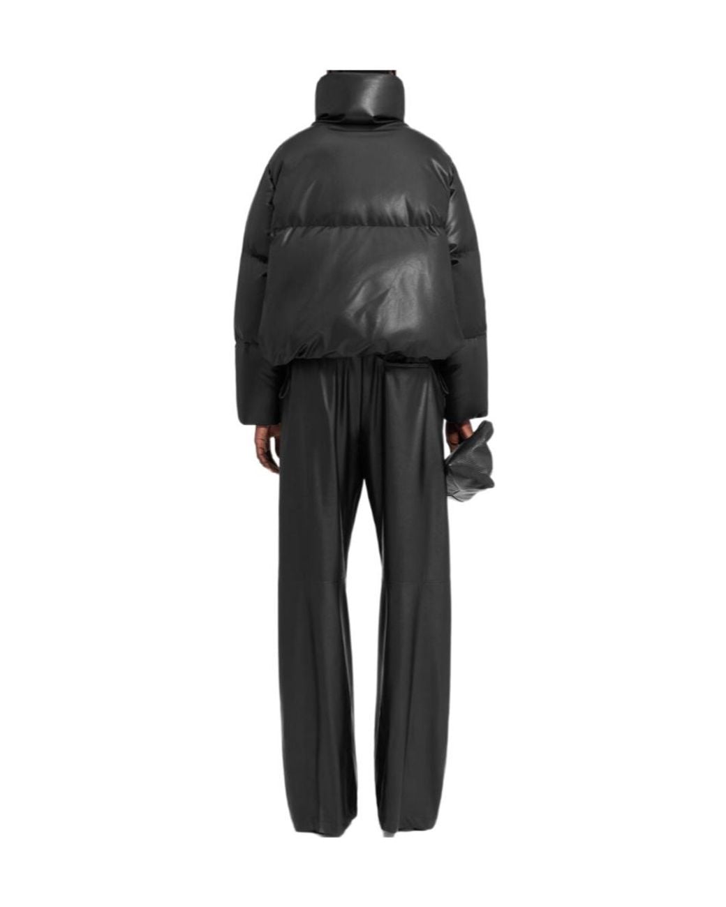 MM6 by Maison Margiela Black Padded Cropped Jacket