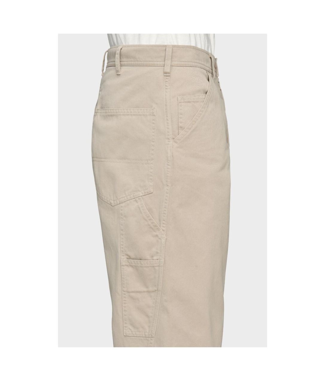 Maison Margiela Natural Cotton Trousers for men