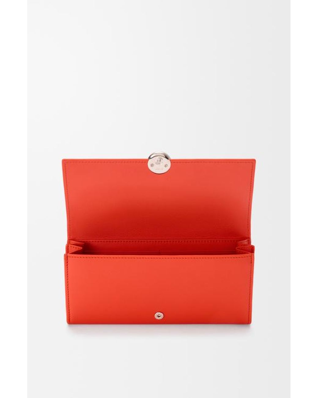 Loewe Red Pebble Continental Wallet