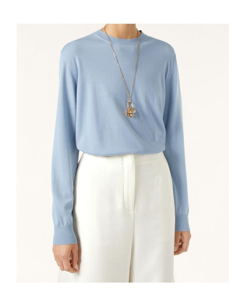 Loro Piana Blue Royal Lightness Crewneck