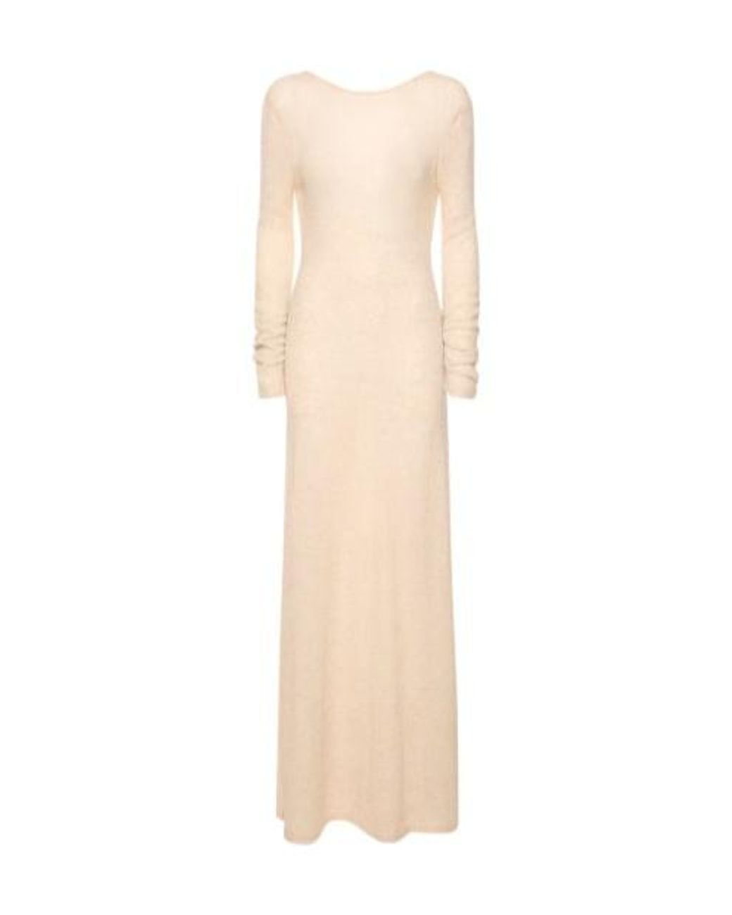 Magda Butrym Natural Long-Sleeved Dress