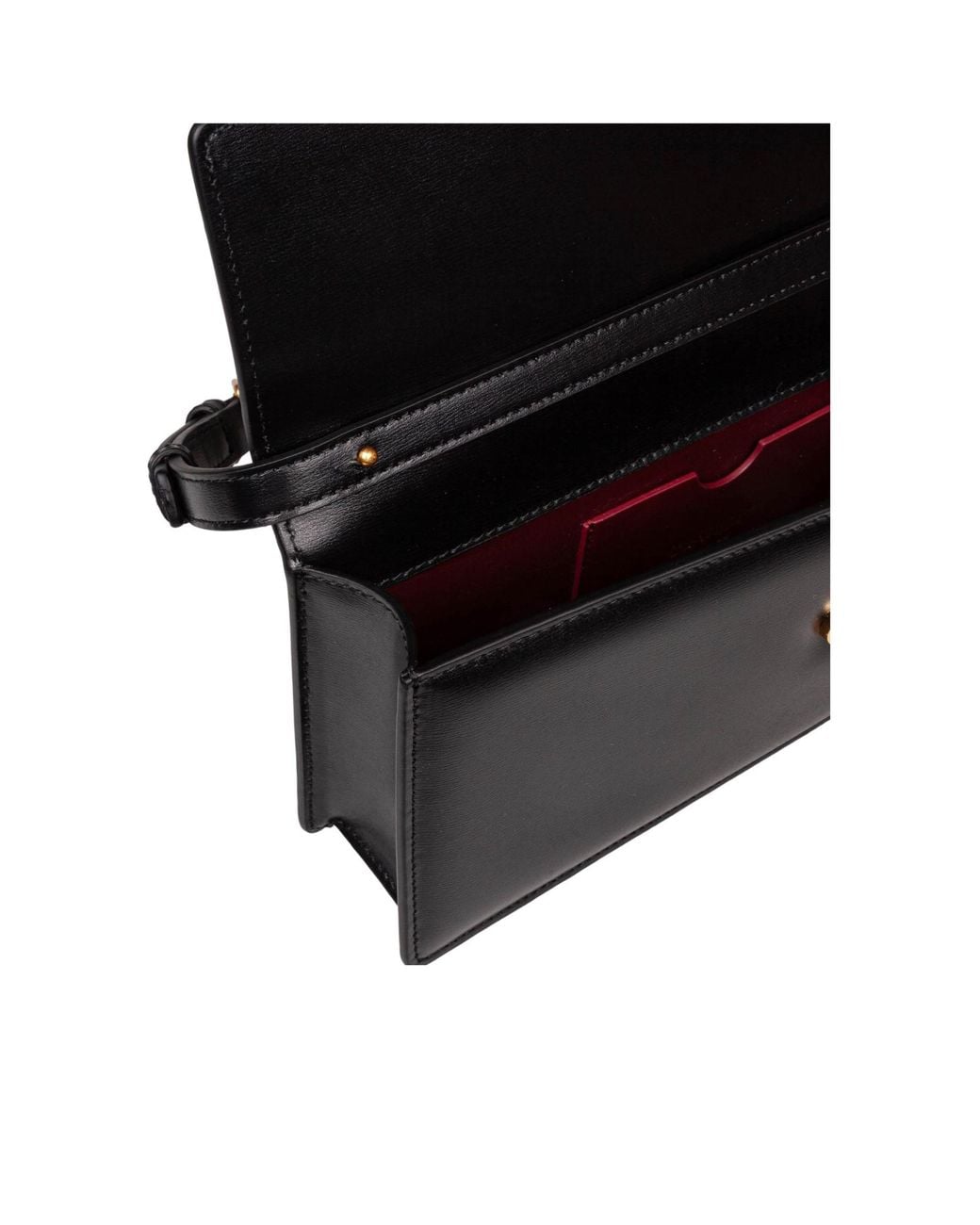 Off-White c/o Virgil Abloh Black Jitney 1.0 Folodover Top Shoulder Bag
