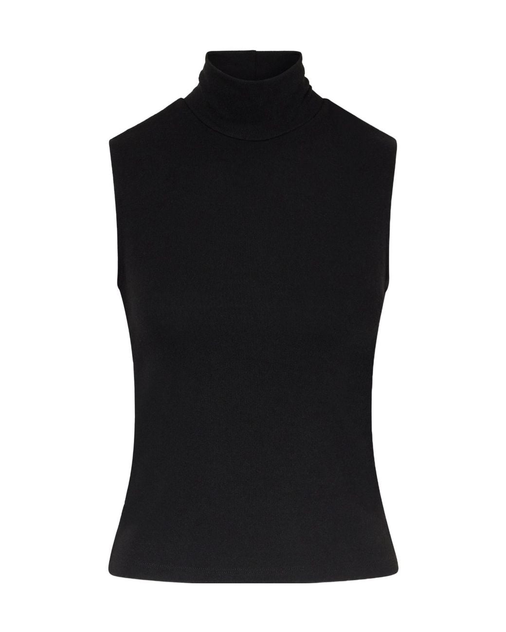 Leset Black Lauren Stretch-Knit Top