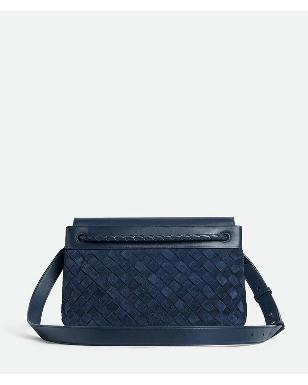 Bottega Veneta Blue Small Andiamo Messenger for men