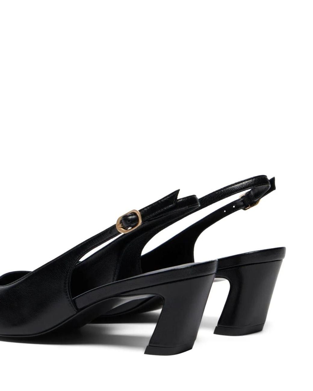 Stuart Weitzman Black Stassi Slingback 50
