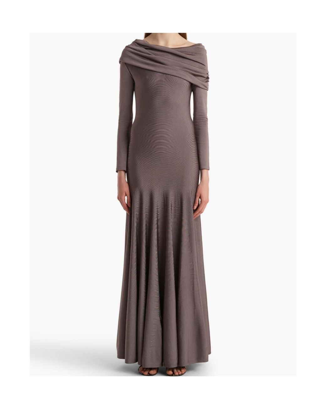 Khaite Brown Genesis Dress