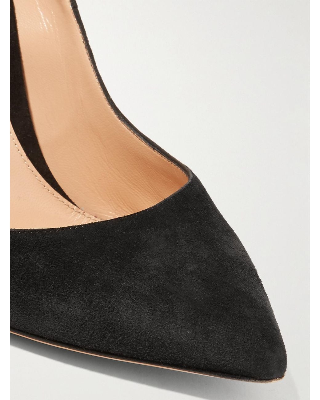 Gianvito Rossi Black Suede Pumps
