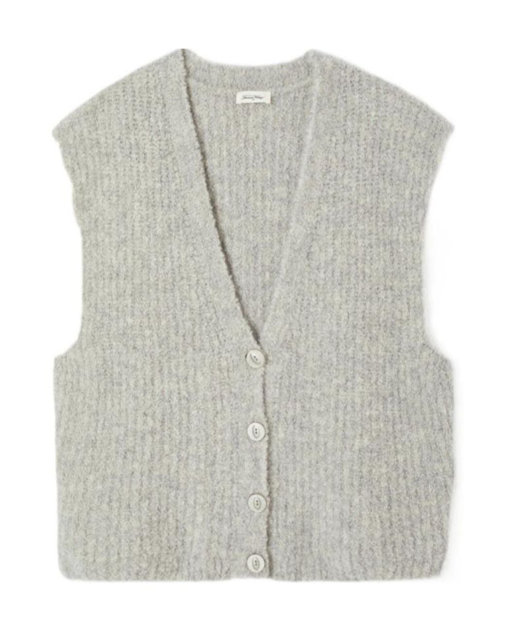 American Vintage Gray Zolly Knitted Vest