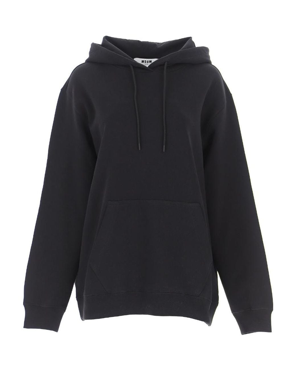 MSGM Blue Logo Hooded Sweater